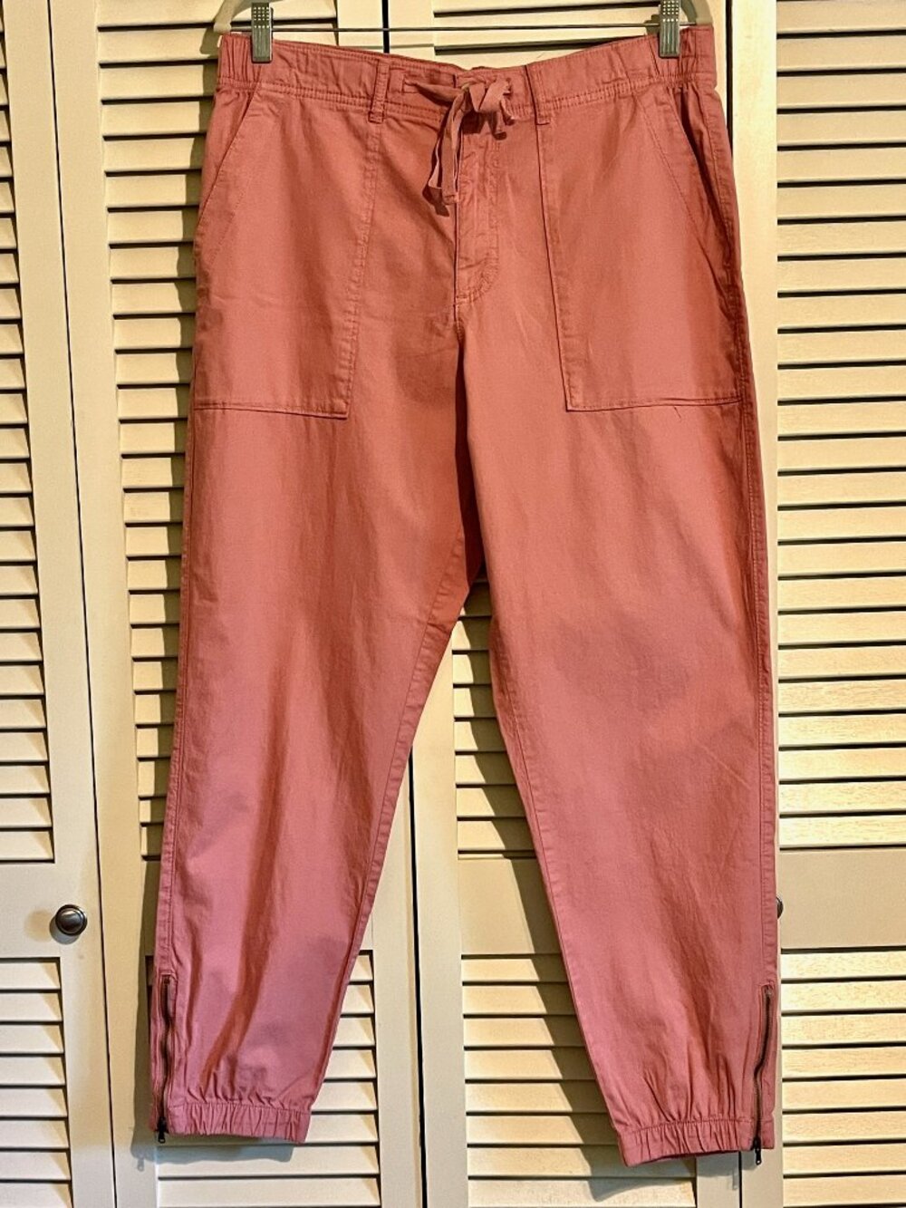 Sonoma Joggers * Size Large * Dusty Rose * Cotton/Spandex * Excellent Cond.
